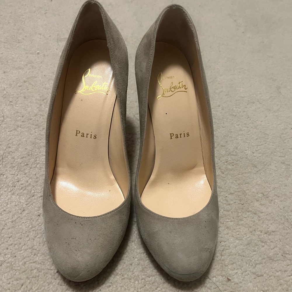 Christian Louboutin Beige Suede shoes EU36/US5.5